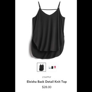 NWT Stitch Fix Z-Supply Eleisha Back Detail Tank